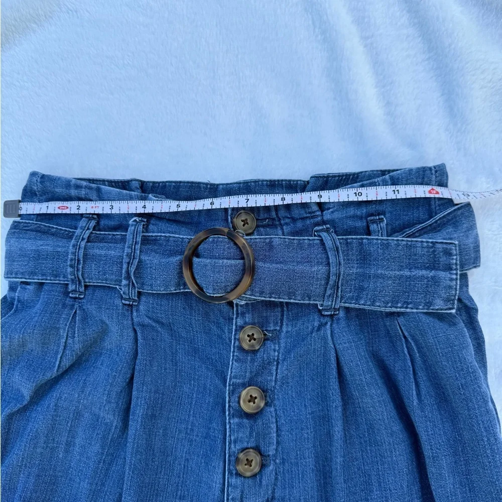 Abercrombie & Fitch Women's‎ Wide-Leg Chambray Pants Size XS – Paperbag Waist